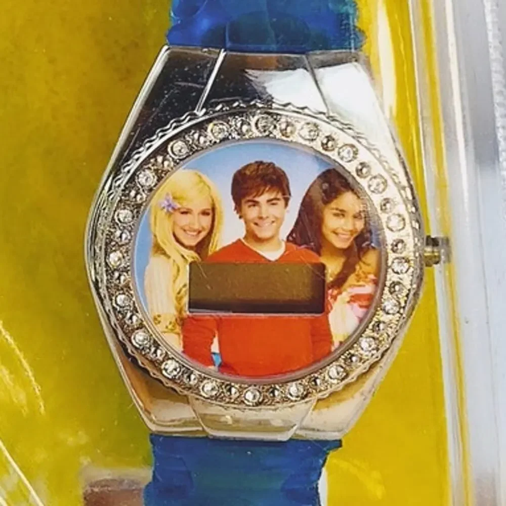 Disney High School Musical LCD Digital Watch Silver